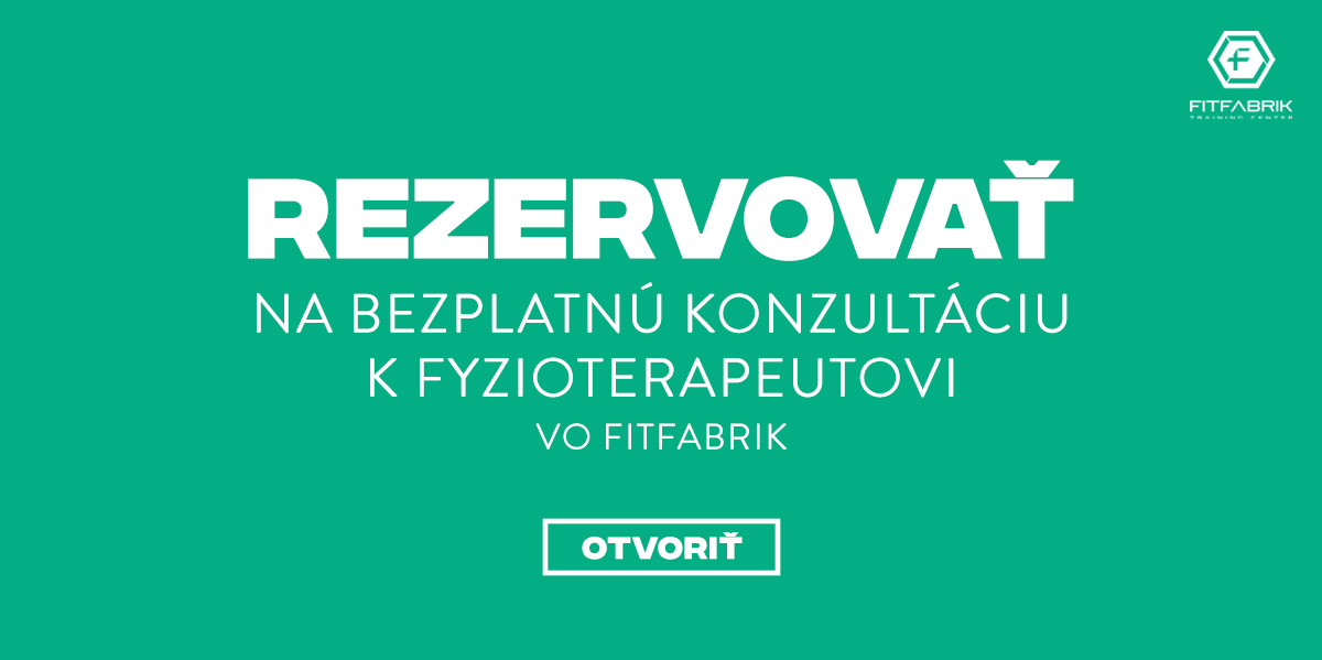 FitFabrik - bezplatná konzultácia k fyzioterapeutovi