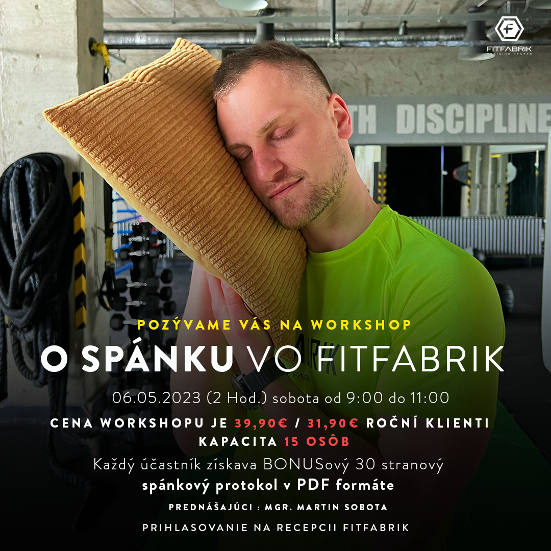 FitFABRIK - workshop spánok